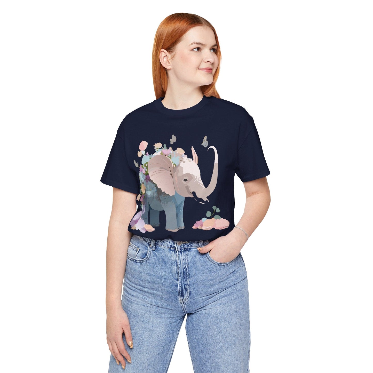 Elephant Graphic Tee Unisex Vintage Inspired Artwork Premium Adelpha Jersey Short Sleeve