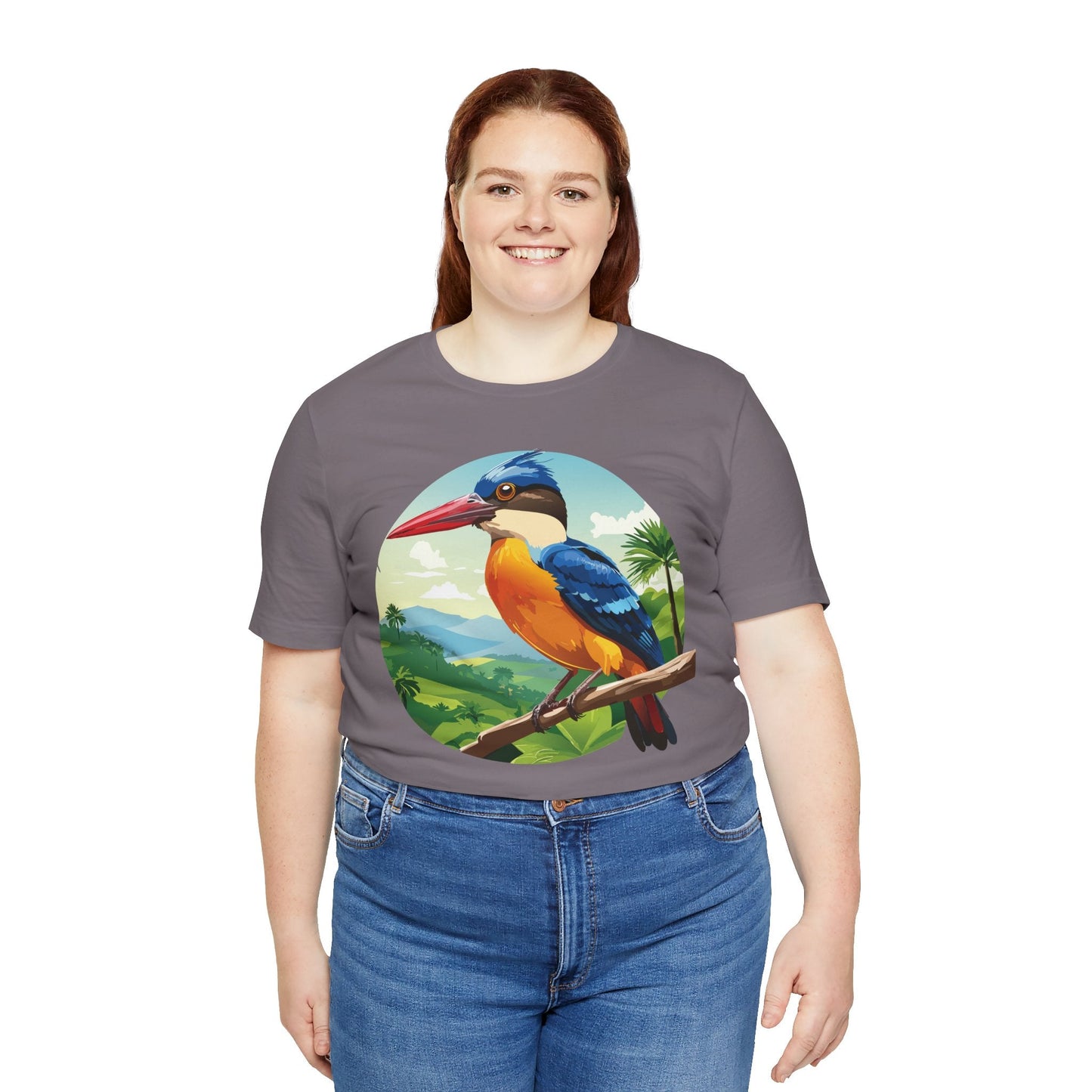 Unisex Animal Shirt With Art Design Featuring Wild Animals Jersey Short Sleeve Tee