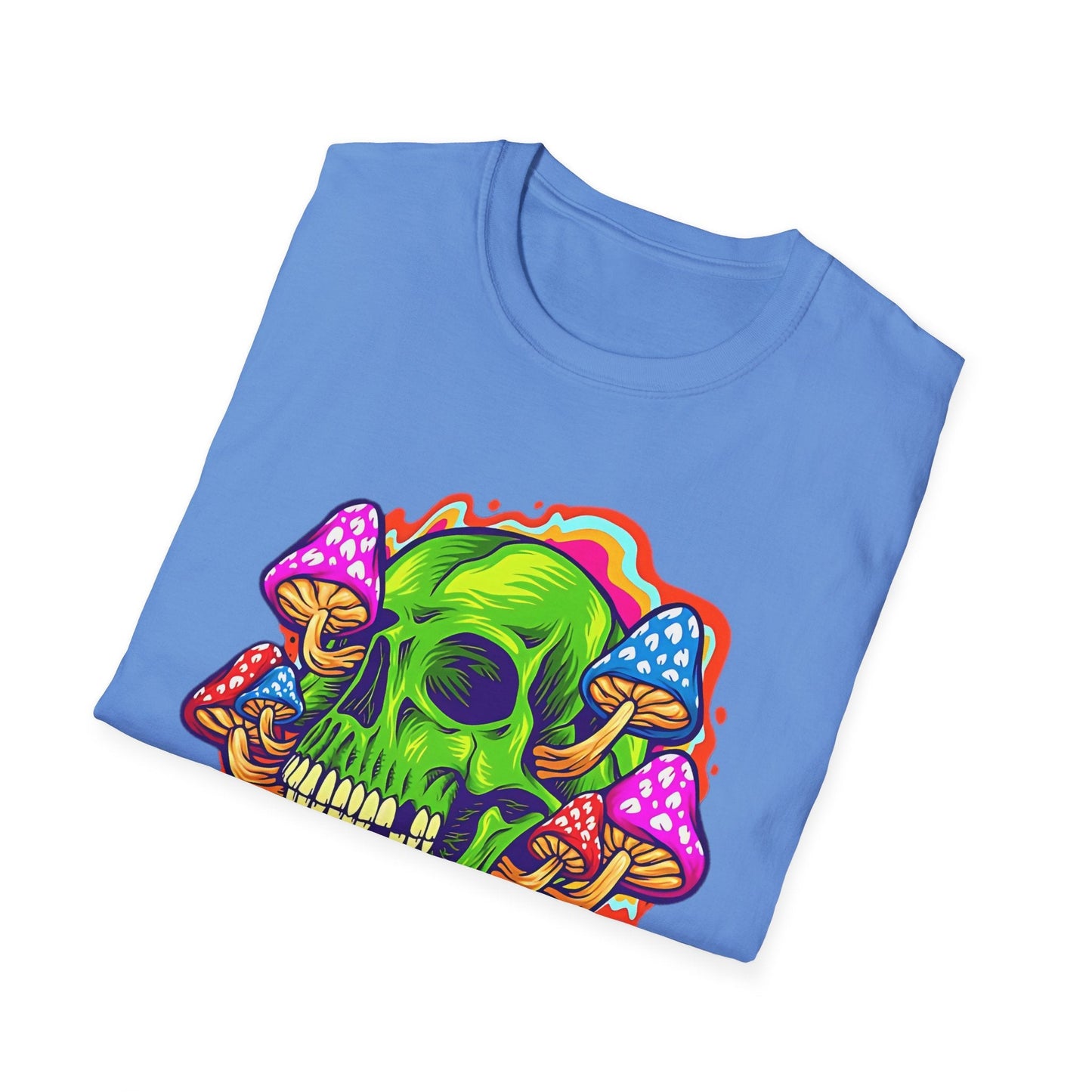 Skull Tee Shirt Unisex Skeleton Shirt With Skull Design Gildan Softstyle 64000 Cotton Tee