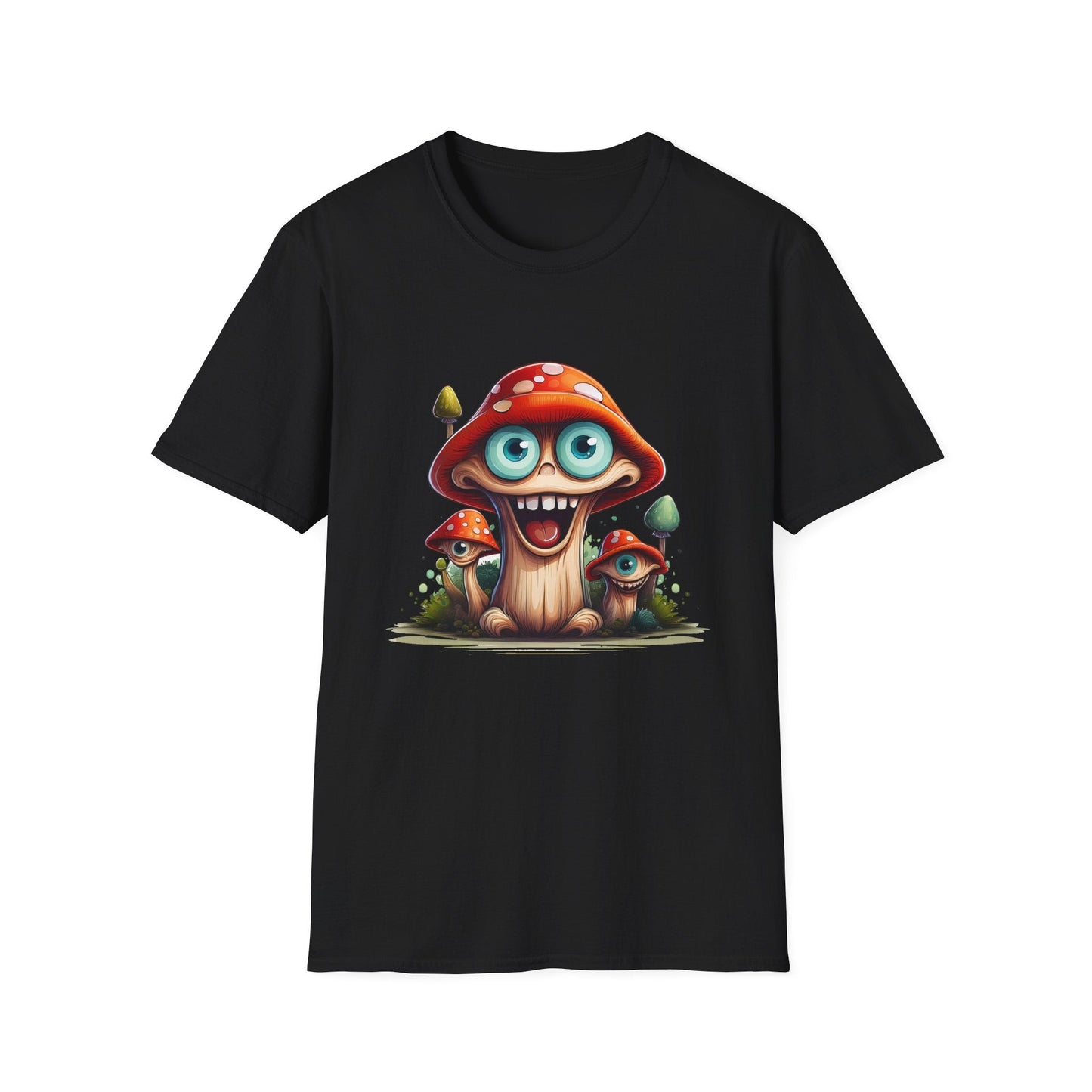 Mashroom Tee Shirt Unisex Funny Mushroom Design Softstyle Tee One Hundred Percent Ring Spun Cotton