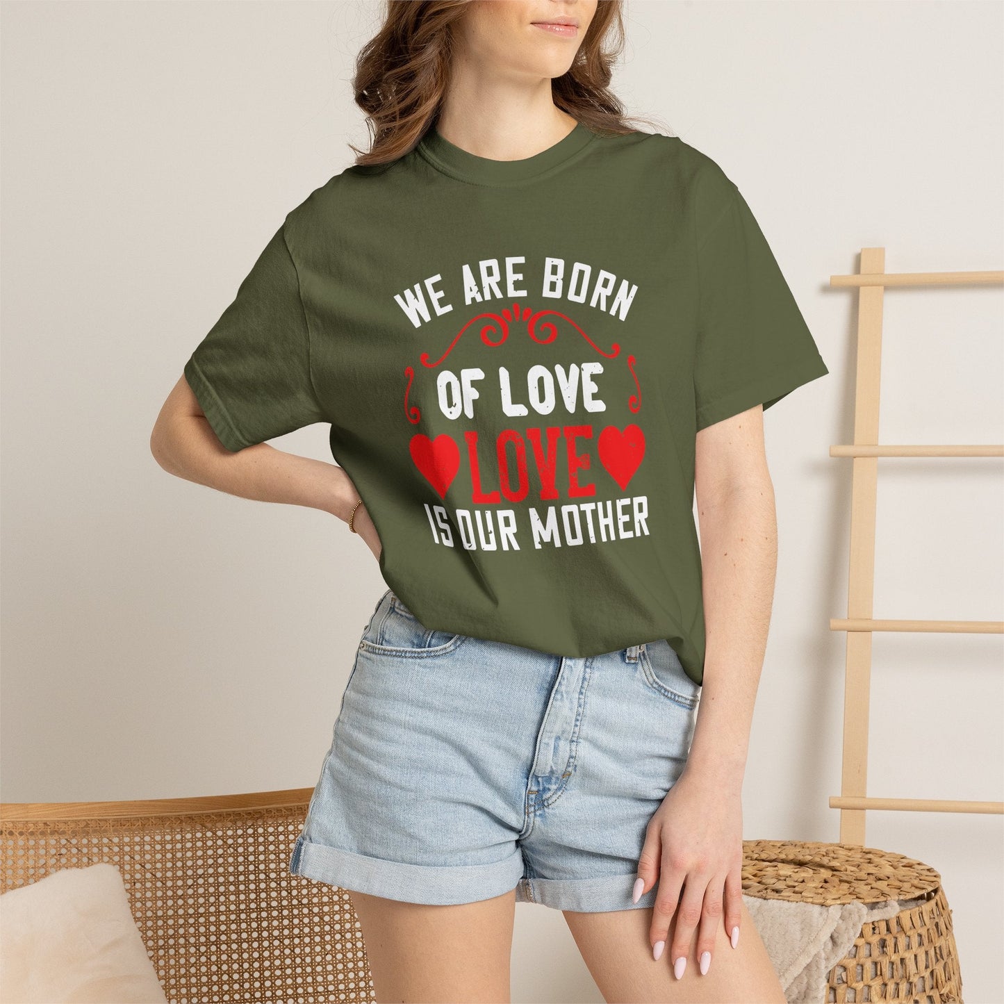 Mom T-shirt Mother Day Mama Tee Unisex Comfort Colors Garment-Dyed Cotton h98