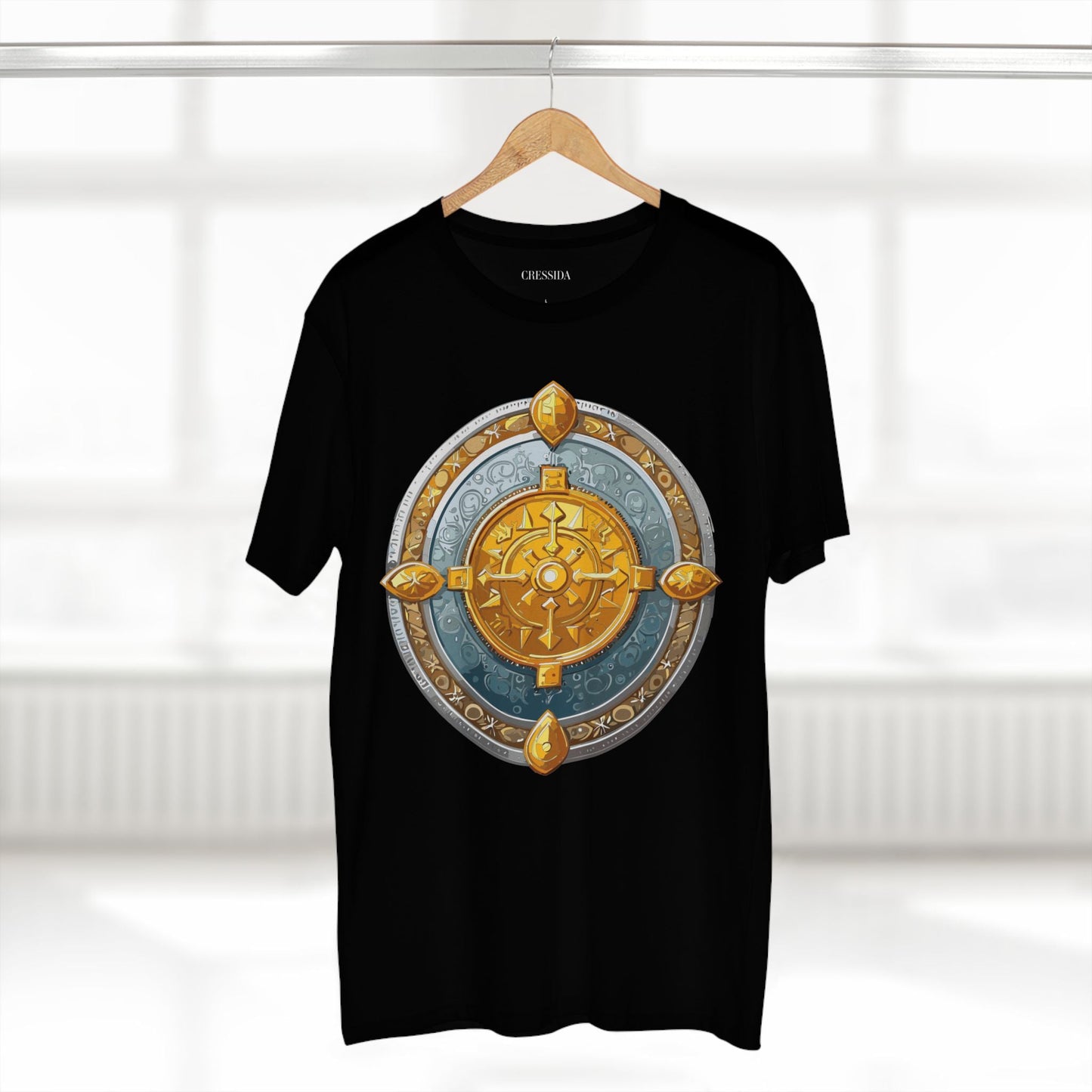 Antique Gold Coin Graphic Design T-Shirt Unisex 100 Cotton With Golden Print Artwork Tee 7