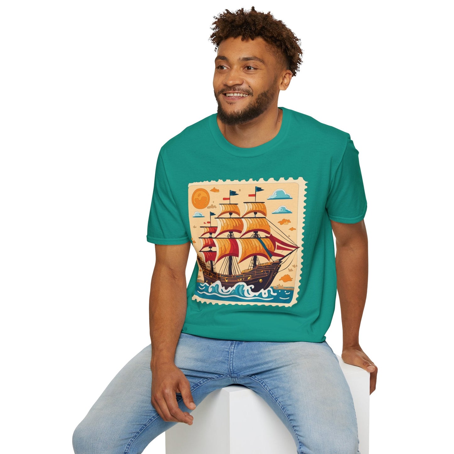 Ship T Shirts Frigate T Shirts Vessel Tee Shirt Unisex Gildan Softstyle 64000 Comfort Fit