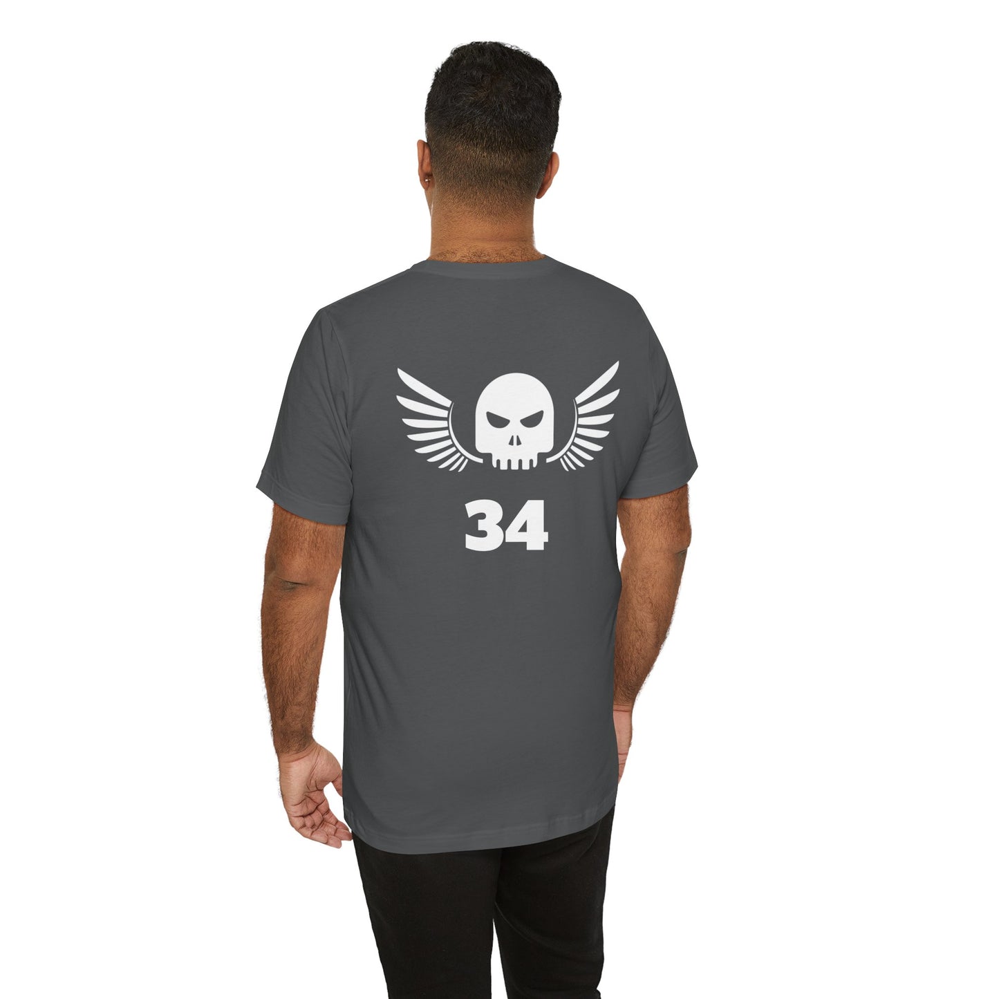 Unisex Cotton Tee Shirt with Skull