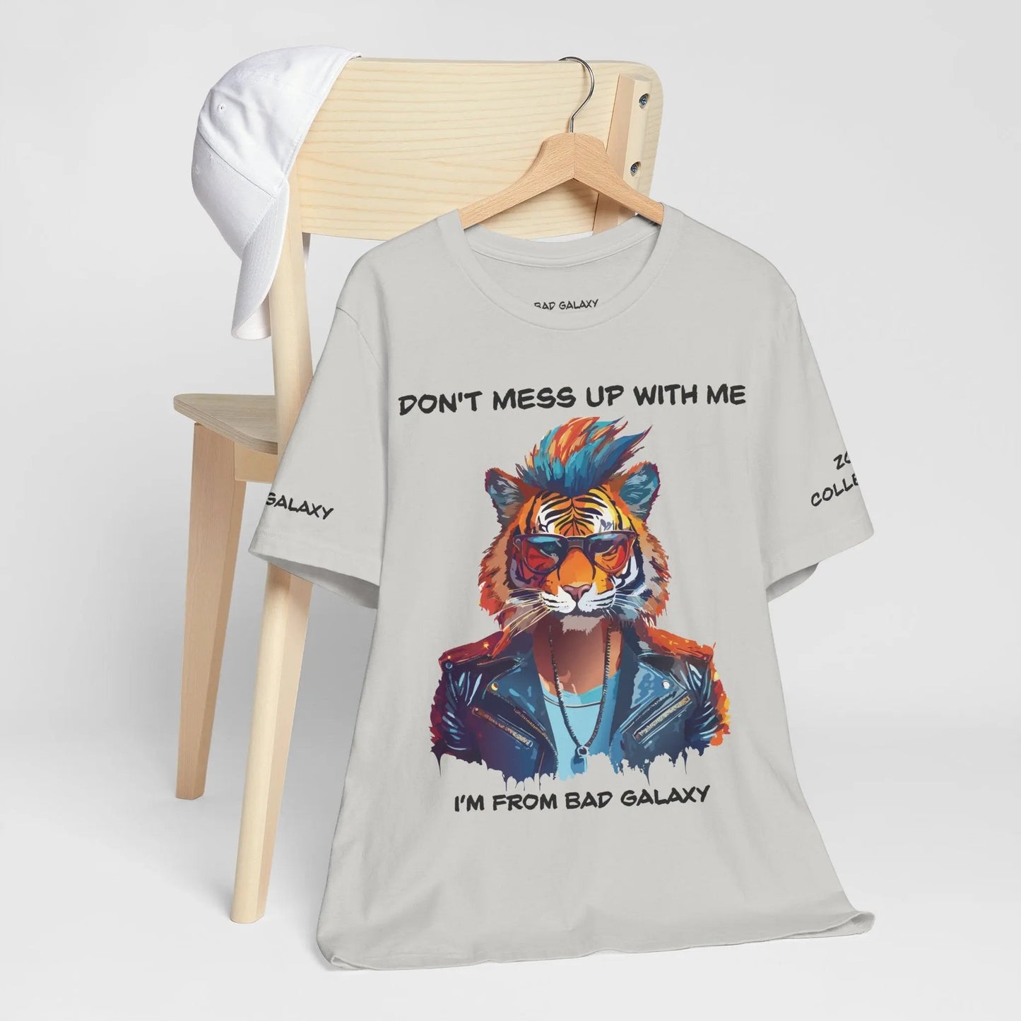 Animal T Shirt Bad Galaxy Made To Order Cotton Tee With Eco Friendly Inks Free Shipping USA