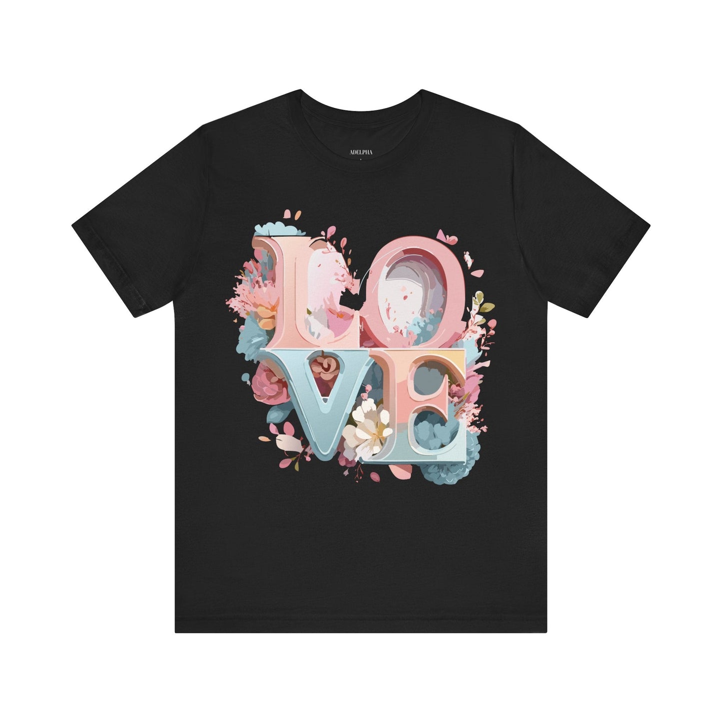 Valentine Graphic T Shirt Unisex Jersey Short Sleeve With Vintage Inspired Artwork By Adelpha
