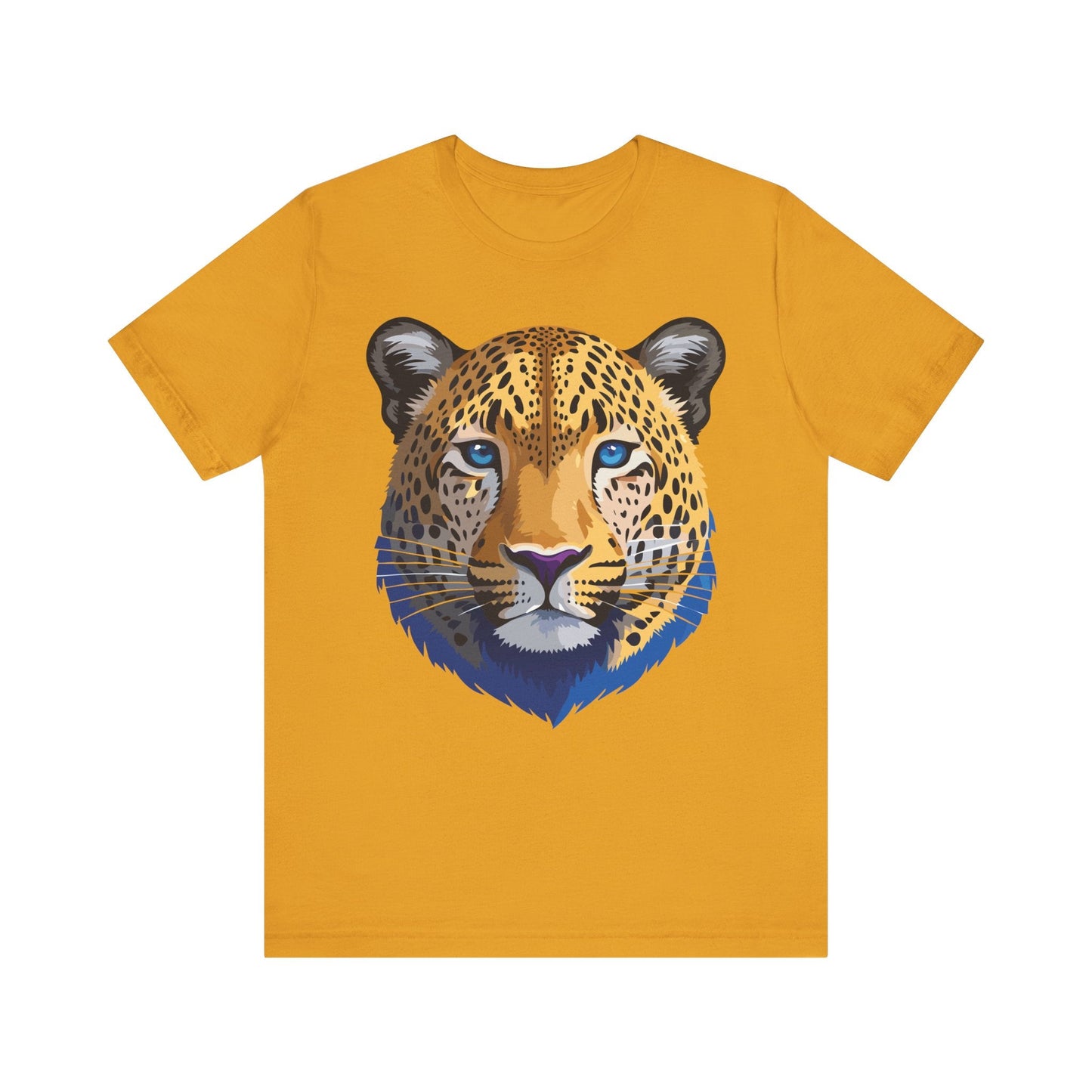 Unisex Animal Graphic Tee Shirt With Wildlife Art Design For Everyday Comfort Short Sleeve