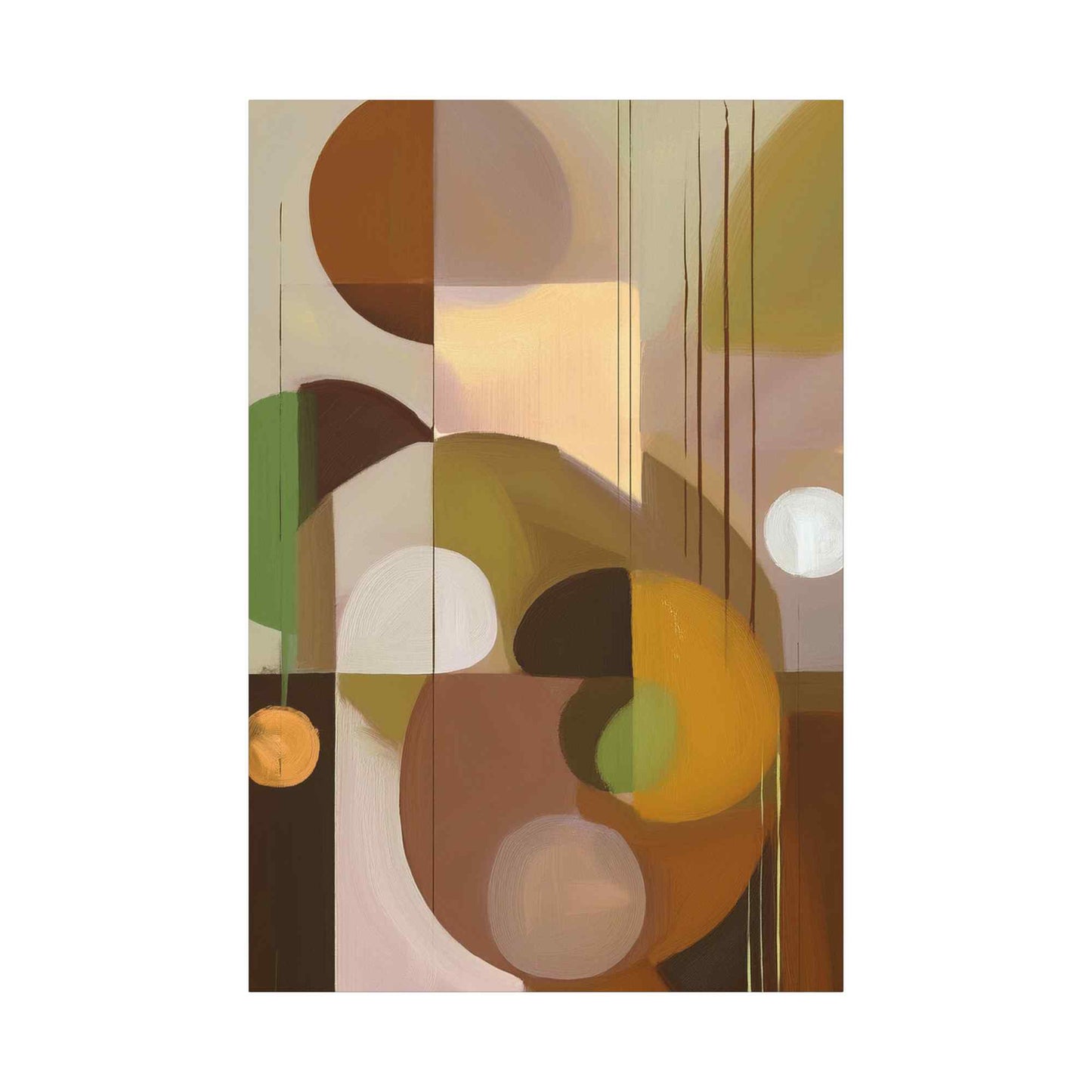 Abstract Geometric Painting Print Canvas 20x24,20x30,24x30 24x32,24x36,30x40 32x48,36x48,40x60 Pine-Wood Inner Frame ABS-54