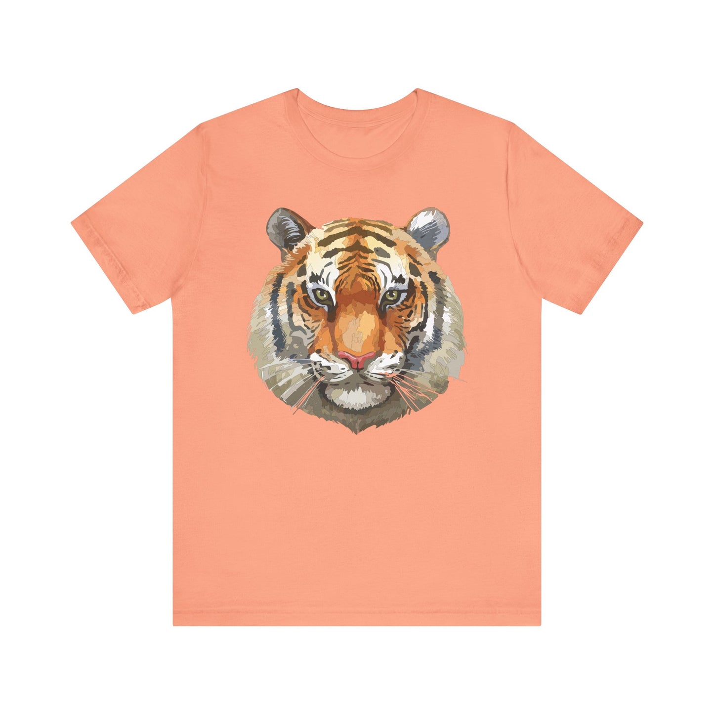 Unisex Tiger Tee, Animal Shirt, Tee Shirt with Tiger, Safari T-Shirt, Animal Tees, Big Cat Shirt, Safari T-Shirt 4