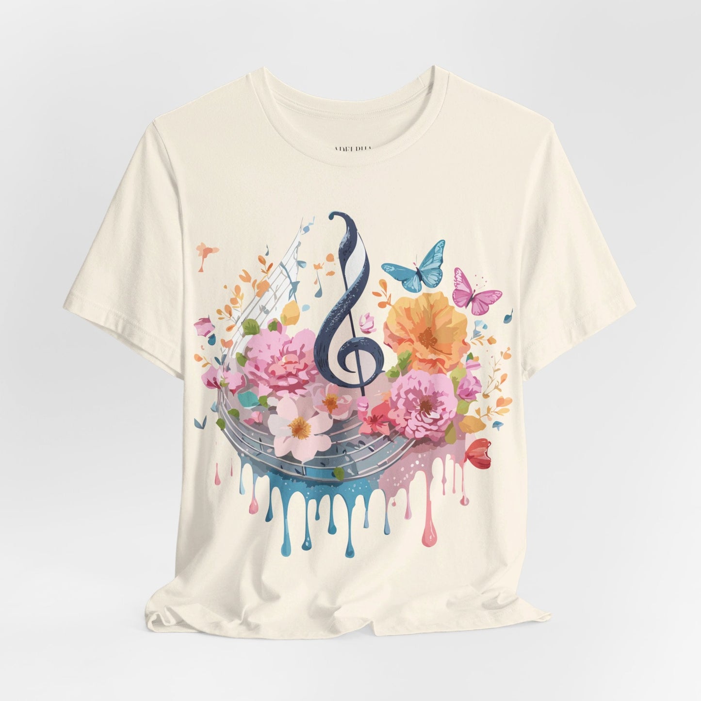 Adelpha Graphic T Shirt Unisex Jersey Short Sleeve Vintage Inspired Artwork Music Tee