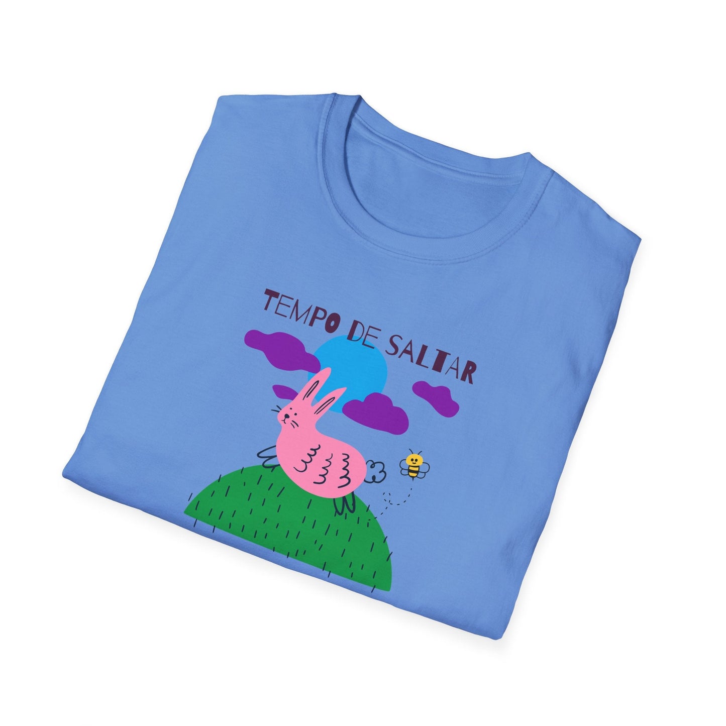 Funny Easter T Shirt Unisex Softstyle 64000 Art Design With Easter Prints 100 Percent Ring Spun Cotton