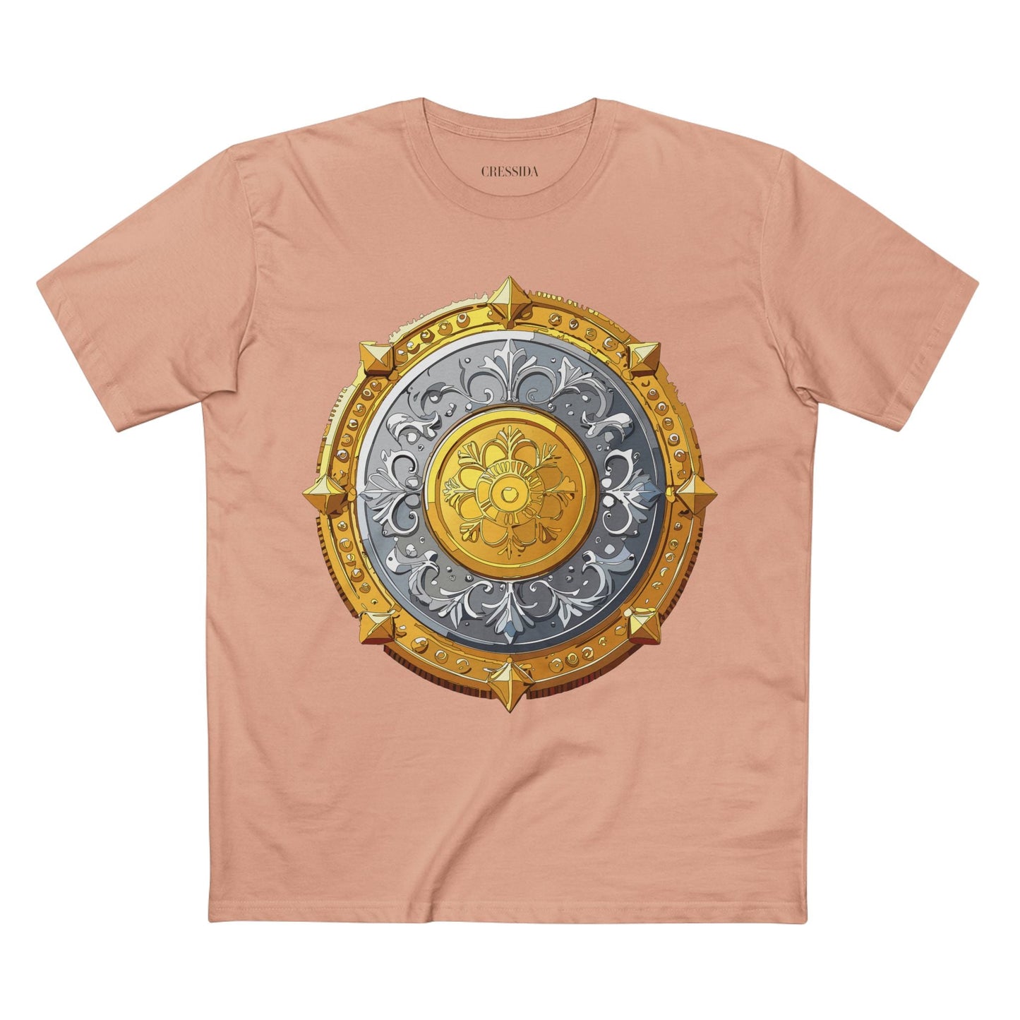 Antique Gold Coin Graphic Design T-Shirt Unisex 100 Cotton With Golden Print Artwork Tee 22