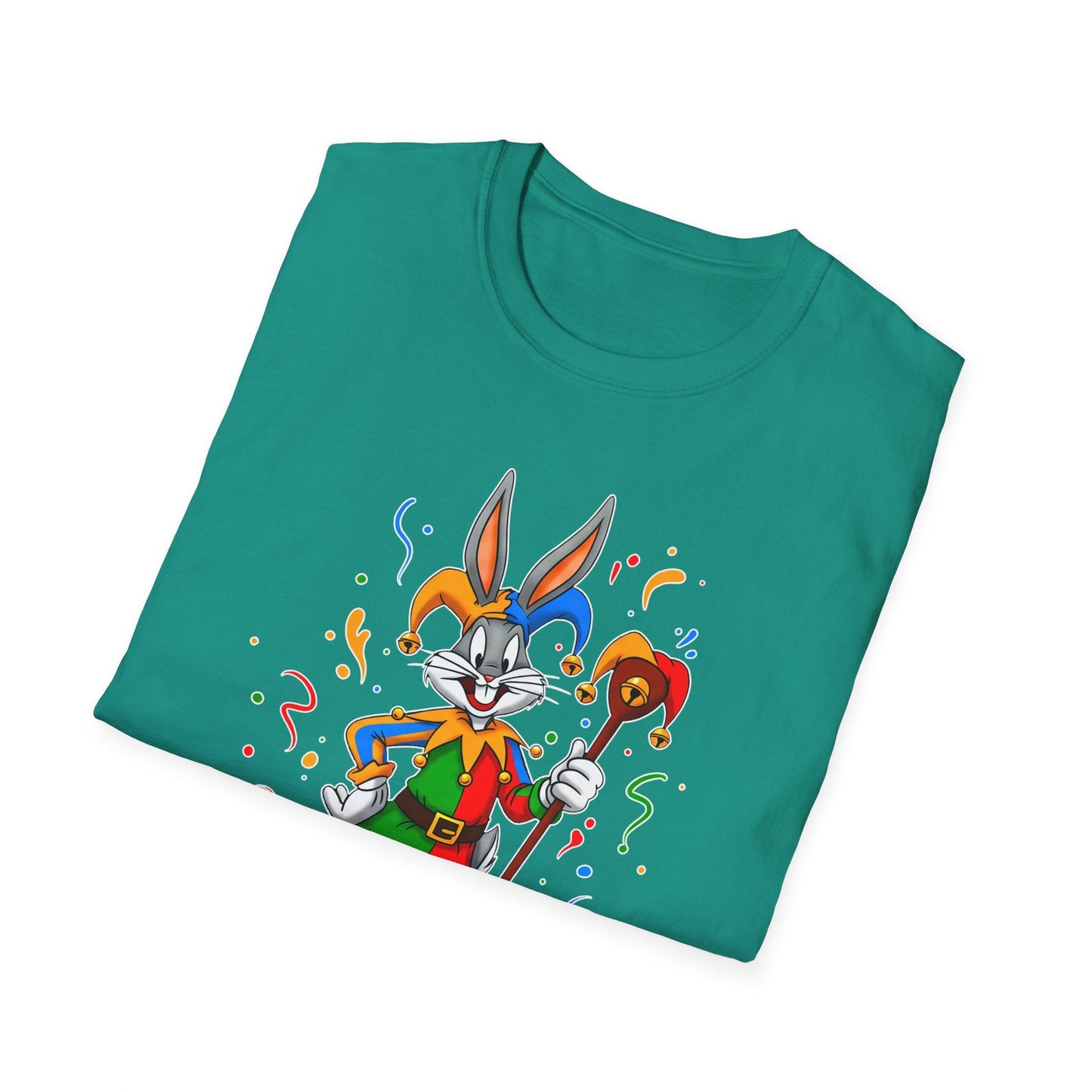 Cartoon Bunny Graphic Unisex Cotton Animal Animation Artwork Design Tee 22