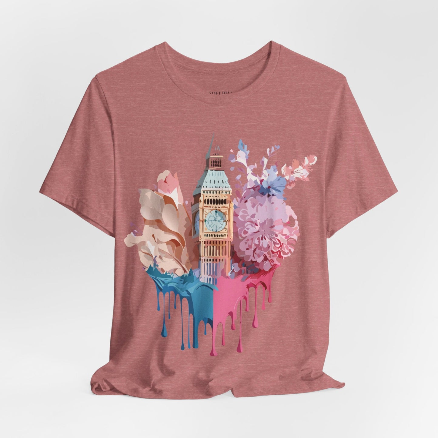 London Tourist Shirt Graphic Tee Unisex Jersey Short Sleeve Adelpha Vintage Inspired Artwork