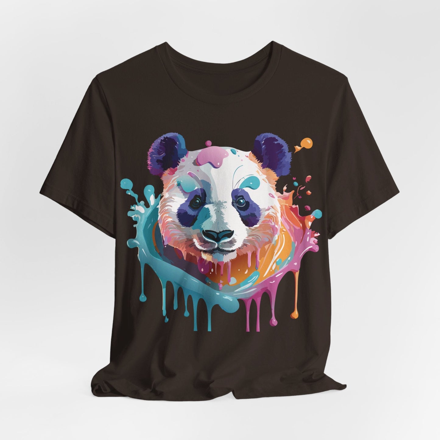 Panda Graphic Unisex 100 Cotton Vintage Art with Animal T-Shirt 12