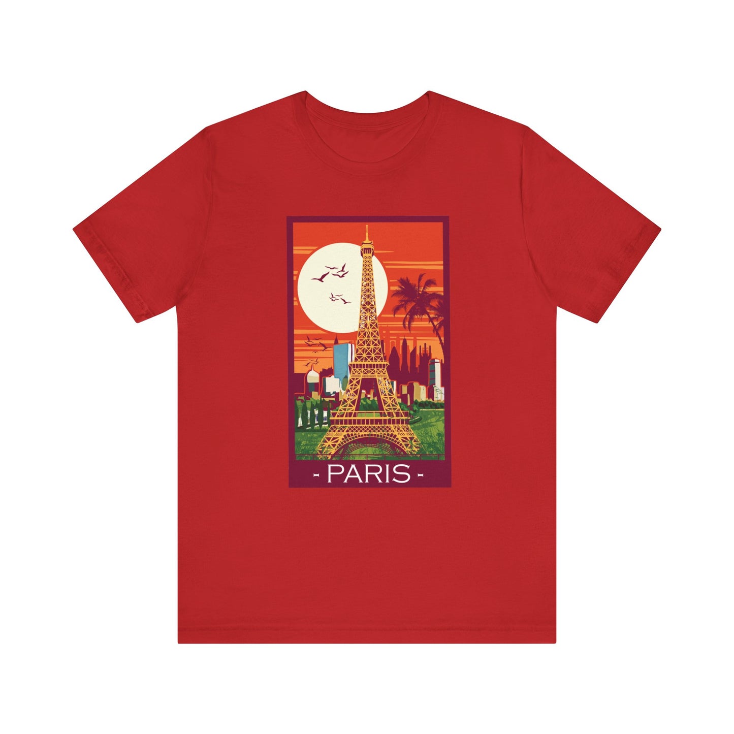 Retro Poster Paris Graphic Design Tee, Paris Shirt, Vintage Tees, Art Design T-Shirt, Graphic Tee, Retro Art Shirts