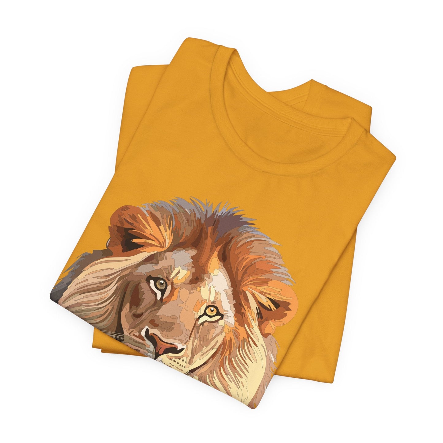 Unisex Animal Graphic Tee Shirt With Wild Animals Art Design For Everyday Wear Casual