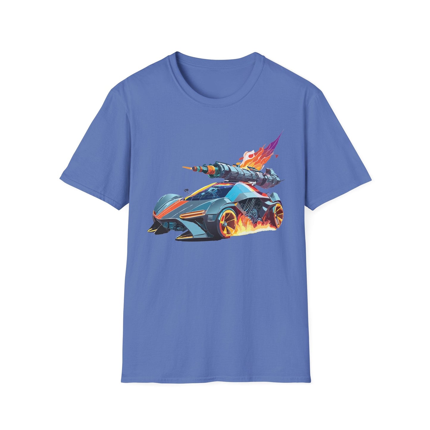 Car T Shirt for Car Lovers Unisex Softstyle Tee 64000 Hot Wheels Design Shirt with Cars