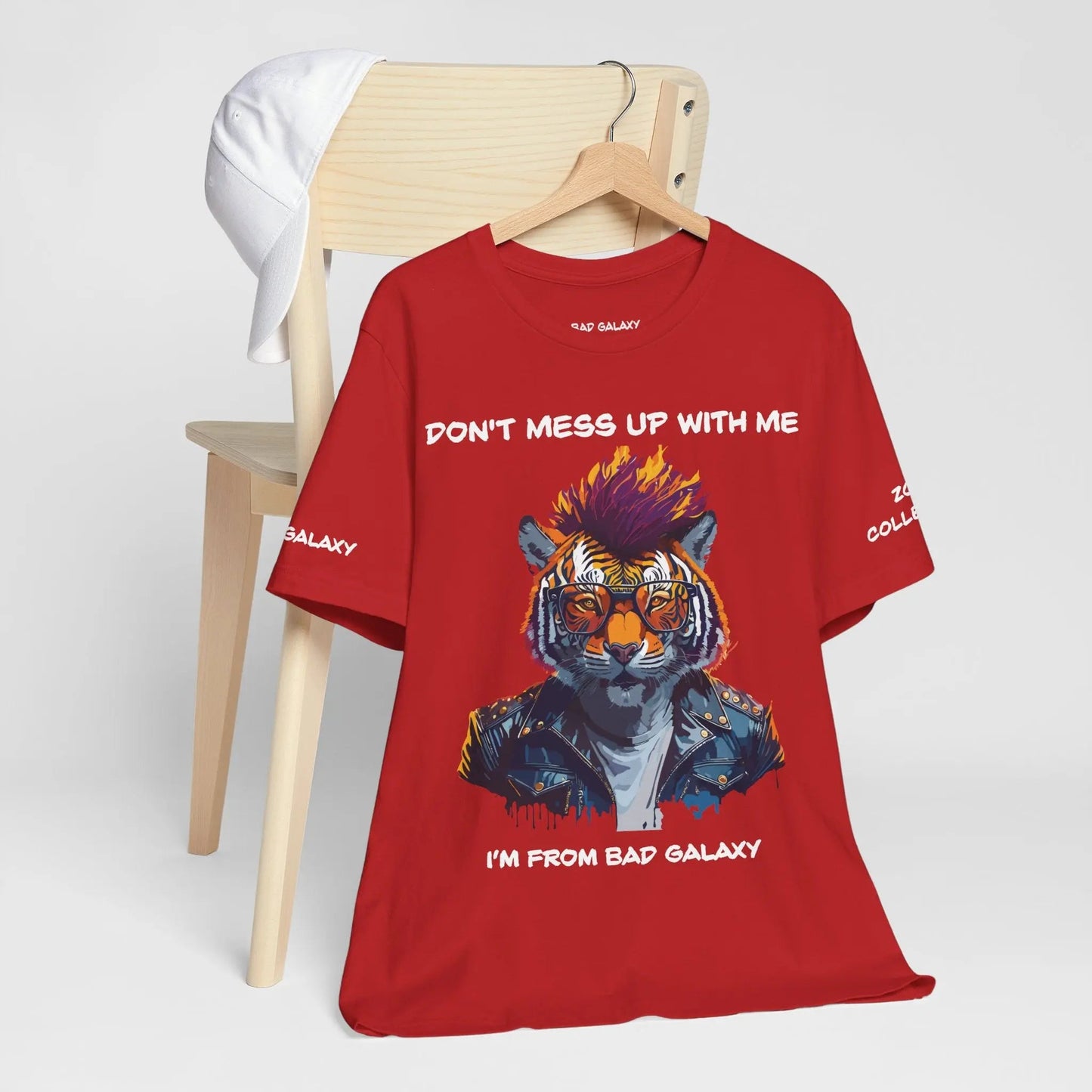 Bad Galaxy Animal T Shirt Cotton Comfort Eco Friendly Inks Printed In USA Free Shipping