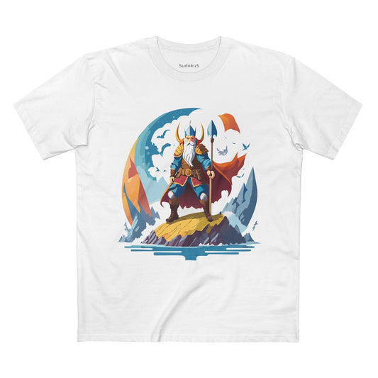 Viking Graphic Unisex 100 Cotton Staple Tee 8