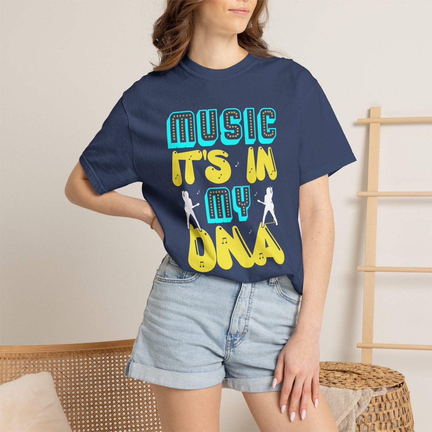 Music Graphic Design Unisex Cotton T-shirt 074