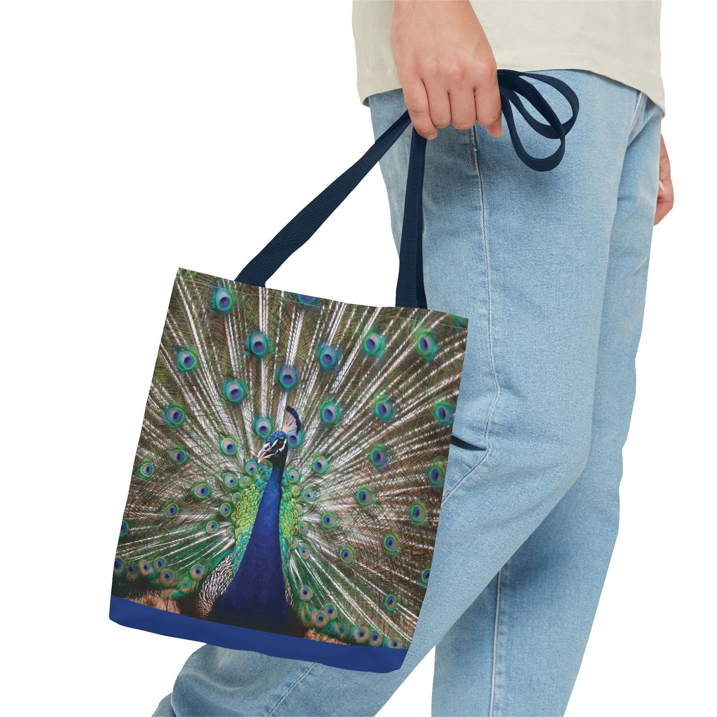 Bolsa de lona con estampados de animales 