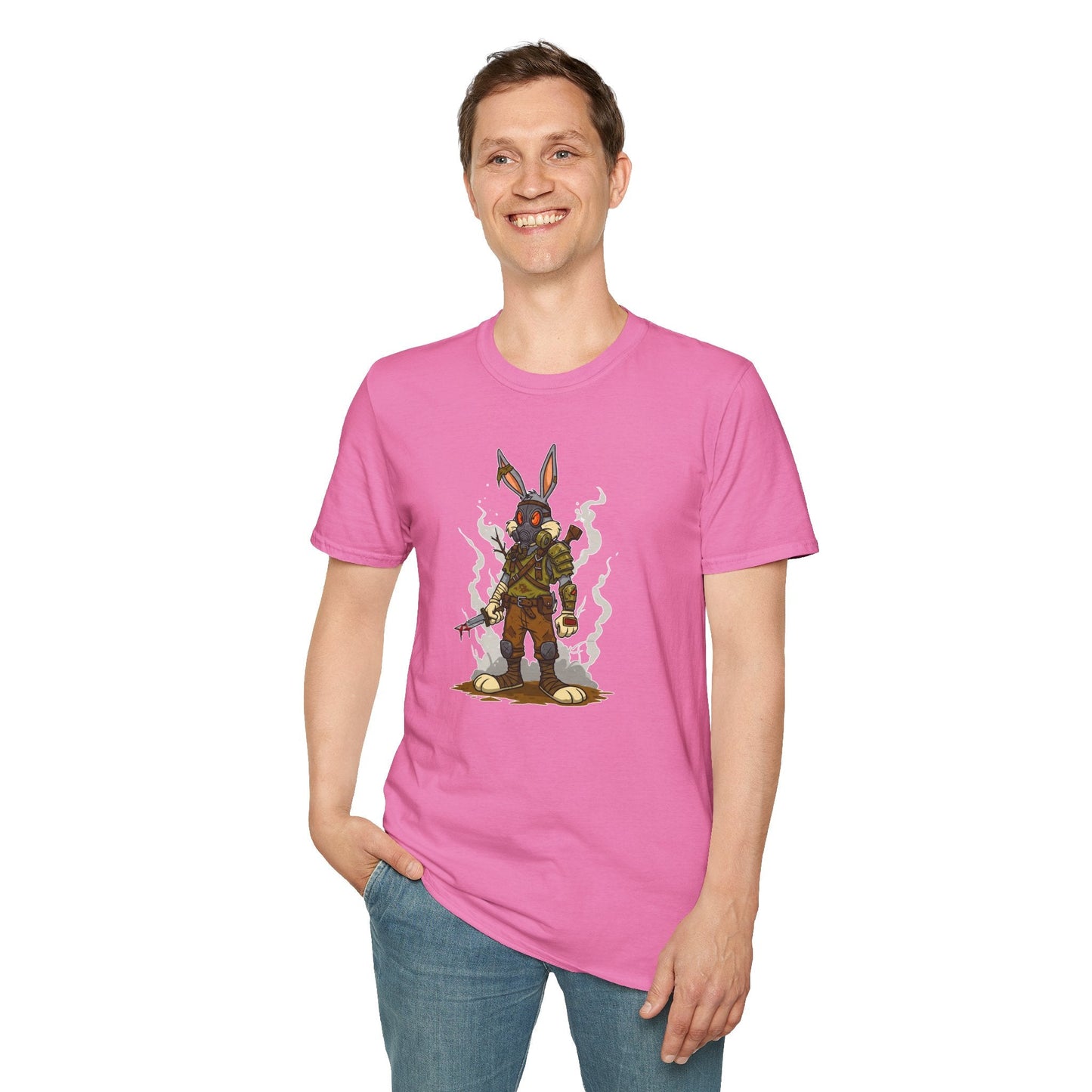 Bugs Bunny T Shirt Cartoon Graphic Tee Unisex Softstyle 64000 Gildan Premium Comfort