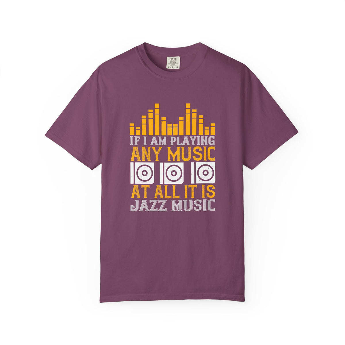 Jazz Music Graphic Unisex Heavy Cotton Art Designed T-Shirt m17