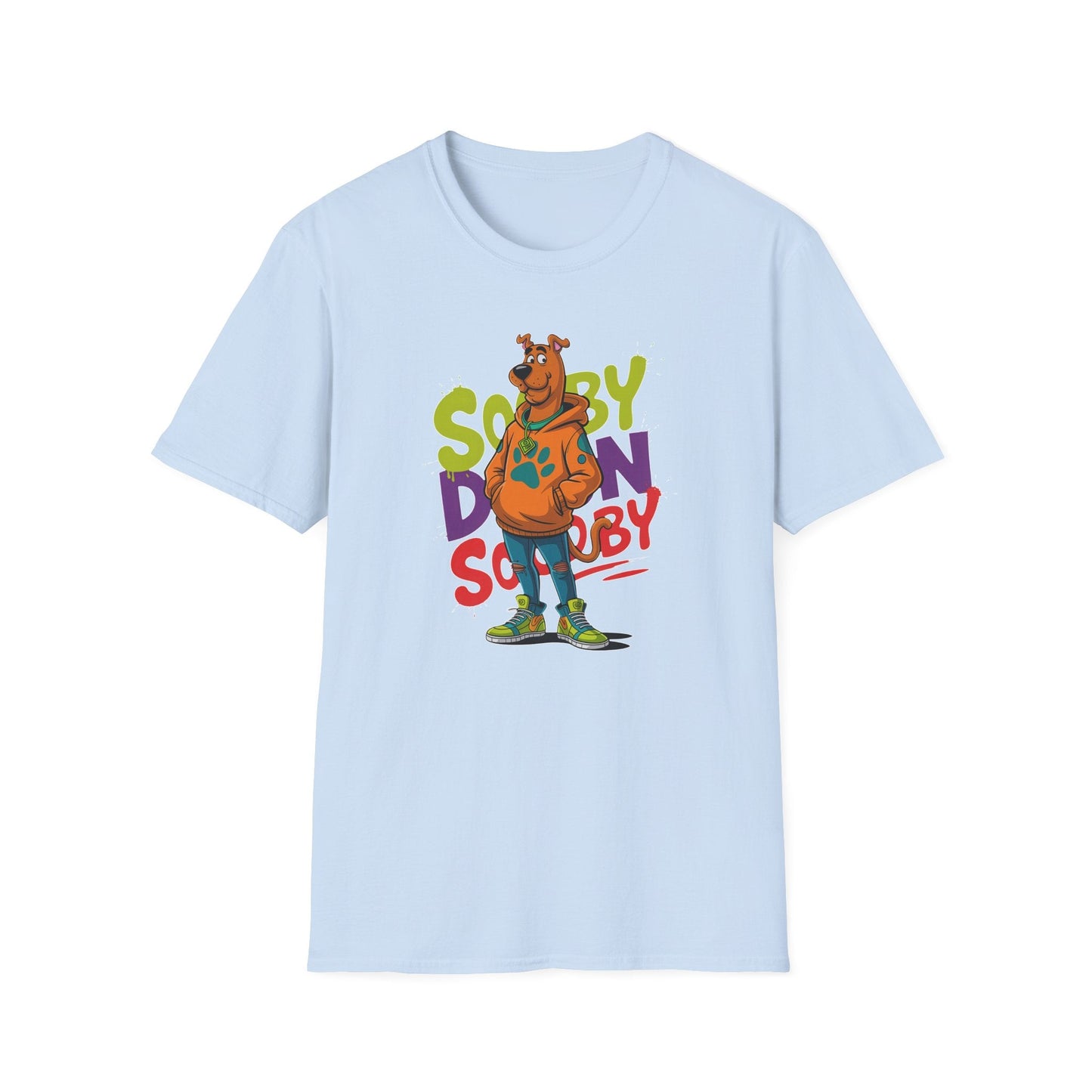 Unisex Cartoon T Shirt With Animation And Funny Animals Tee Gildan Softstyle 64000