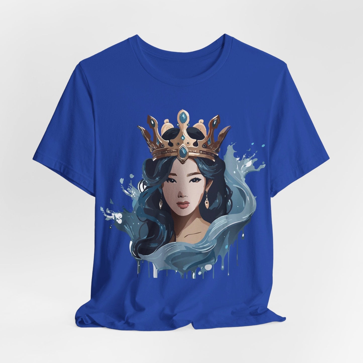 Queen Graphic Tee Unisex Vintage Inspired Art Design Shirt By Adelpha Jersey Short Sleeve