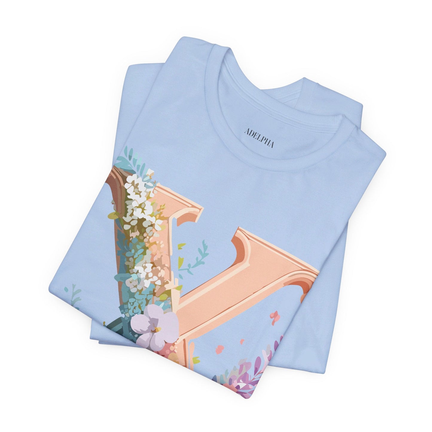 Letter X Shirt Unisex Jersey Graphic Tee By Adelpha With Vintage Inspired Artwork Short Sleeve