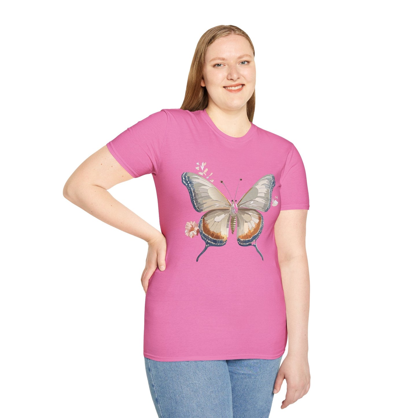 Butterfly Shirt Unisex Softstyle T Shirt Gildan 64000 Monarch Butterfly Tee Everyday Comfort
