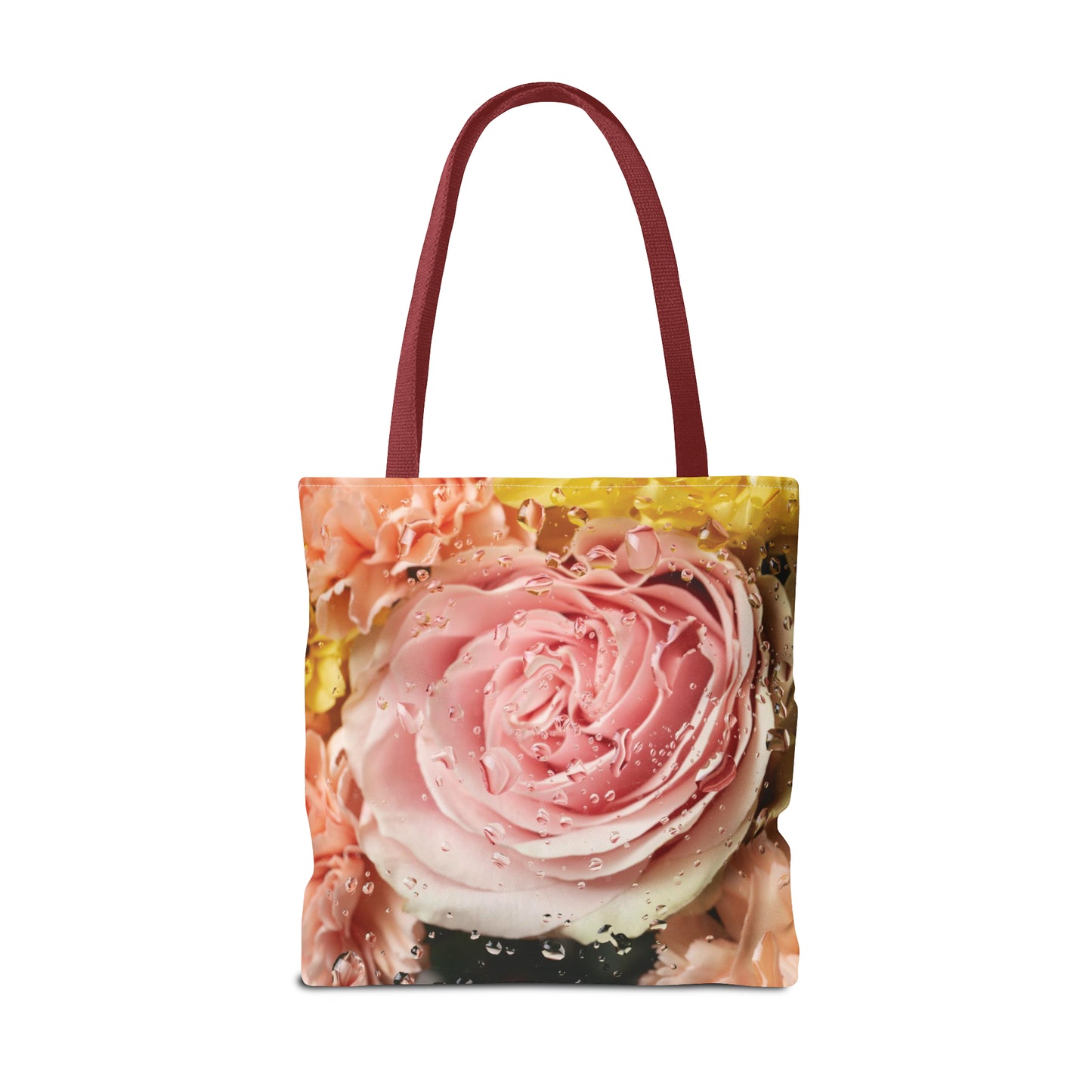 Canvas Bag with Floral Prints