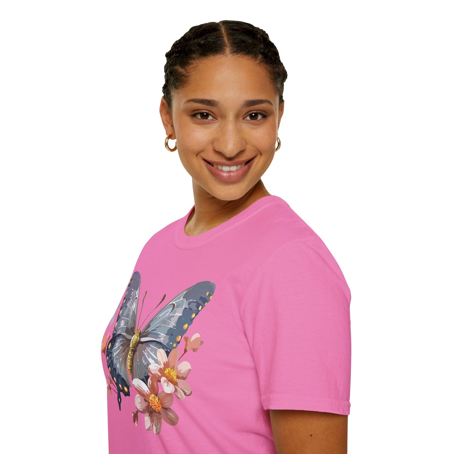 Butterfly Shirt Unisex T Shirt Monarch Butterfly Softstyle Tee Gildan 64000 Breathable Everyday Wear