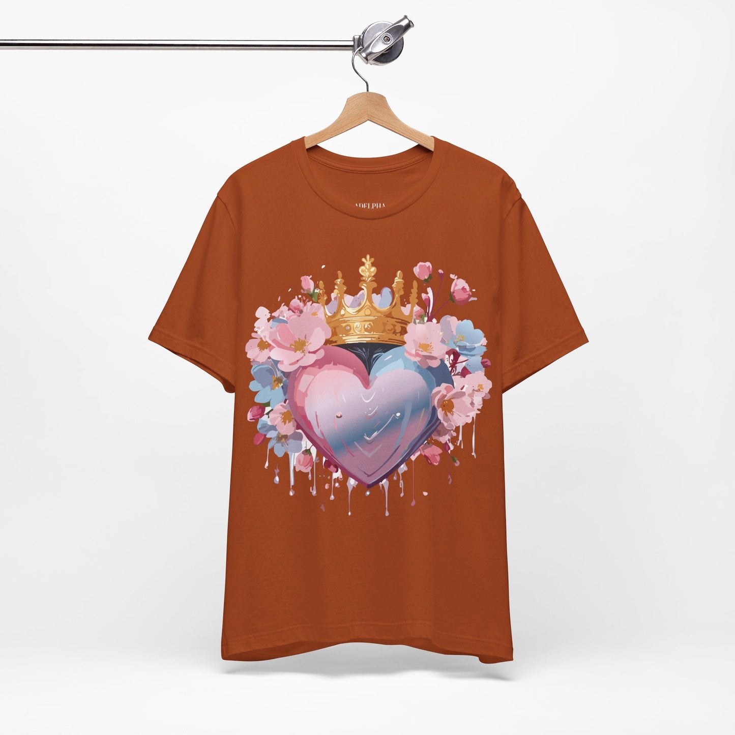 Valentine Graphic Tee Unisex Vintage Inspired Art From Adelpha Premium Jersey Short Sleeve Shirt