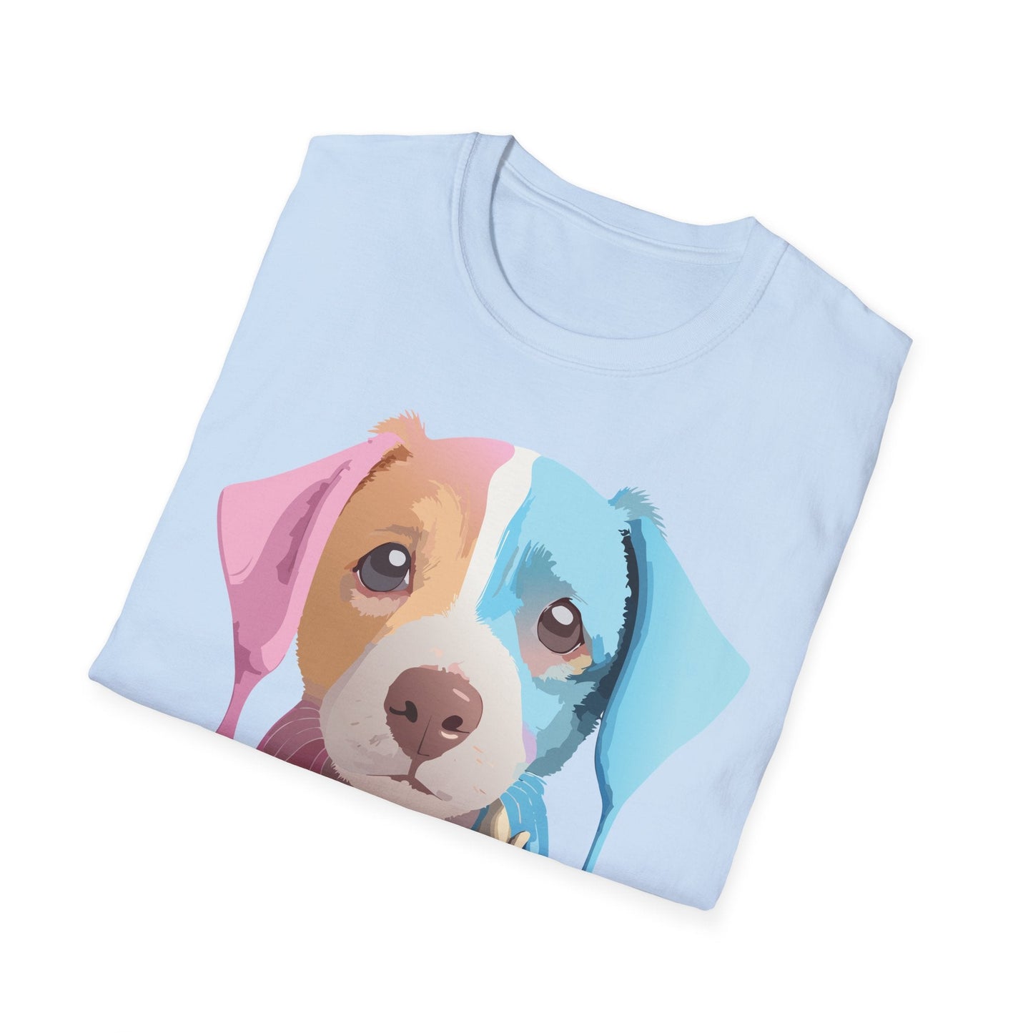 Unisex Dog Shirt Animal Tee Gildan Softstyle 64000 Cotton Tee