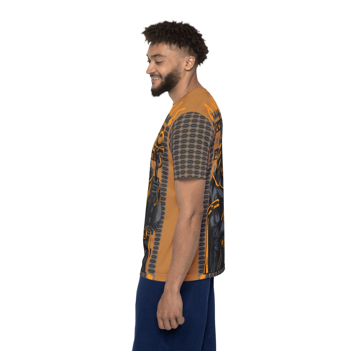 Be28 Fun Graphic T-Shirt, Art Design Poly Shirt, All Over Print Graphic Tee, Monsters T-Shirt, Cartoon Tees