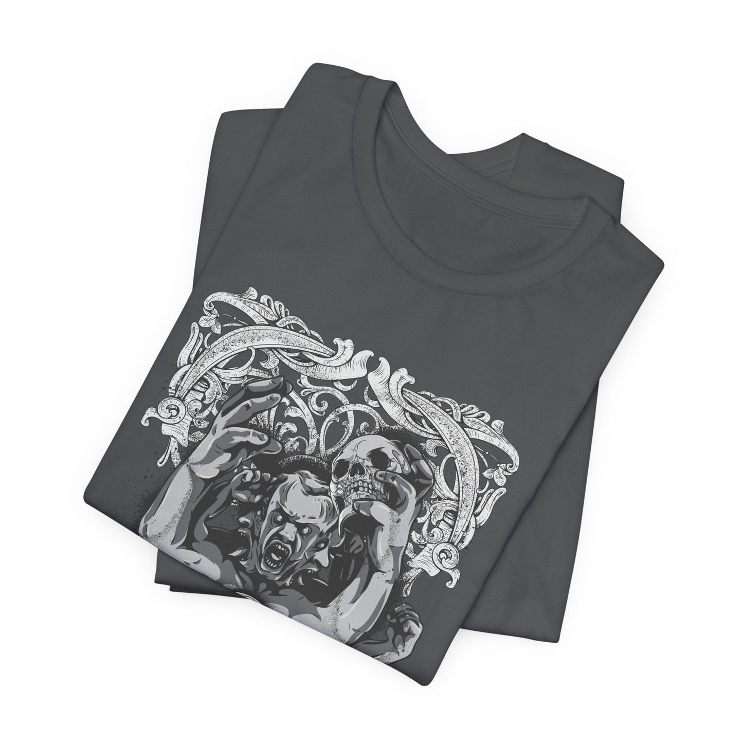 Mask Artwork Illustration Graphic Unisex Cotton T-Shirt r17