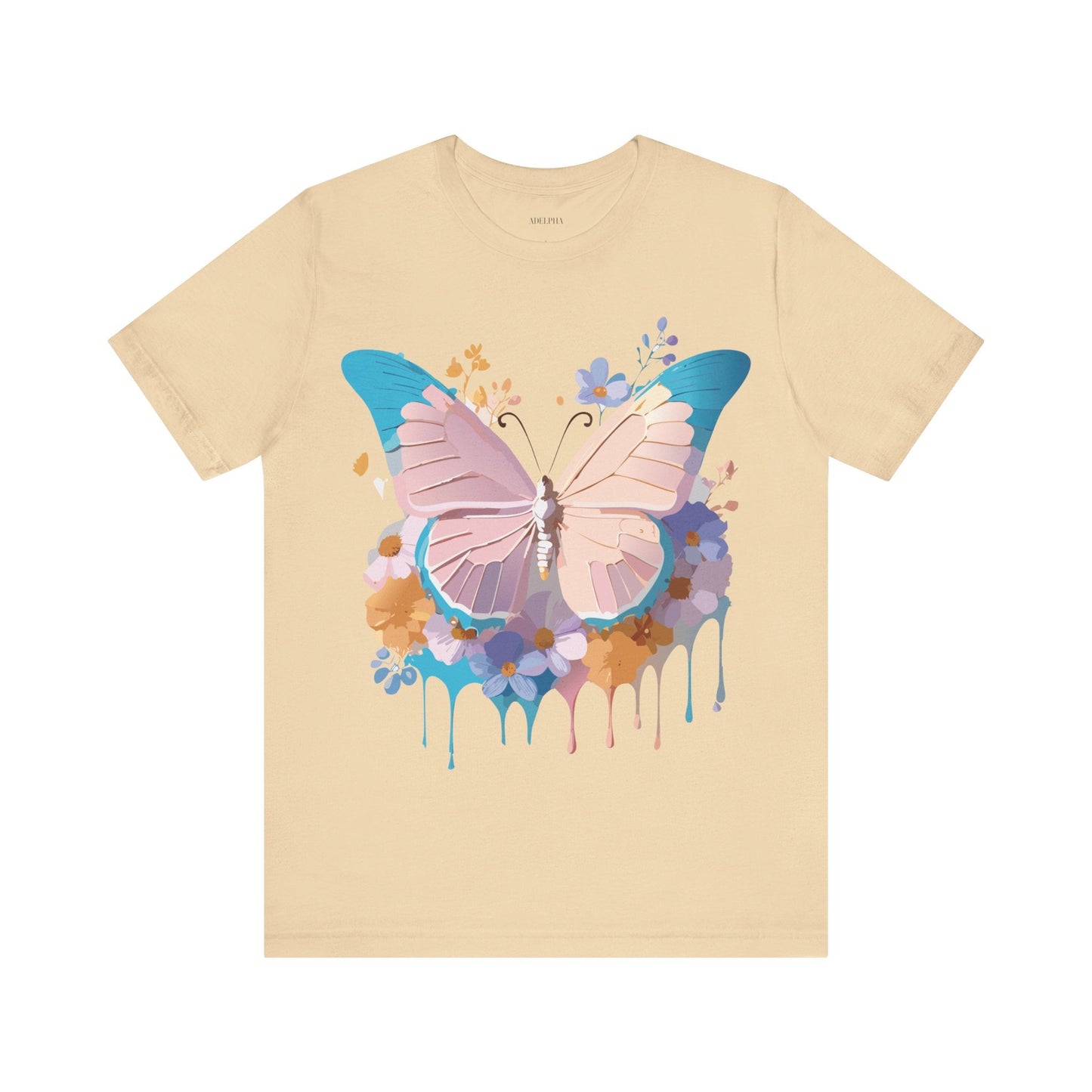 Butterfly Graphic Tee Vintage Inspired Adelpha Unisex Jersey Short Sleeve