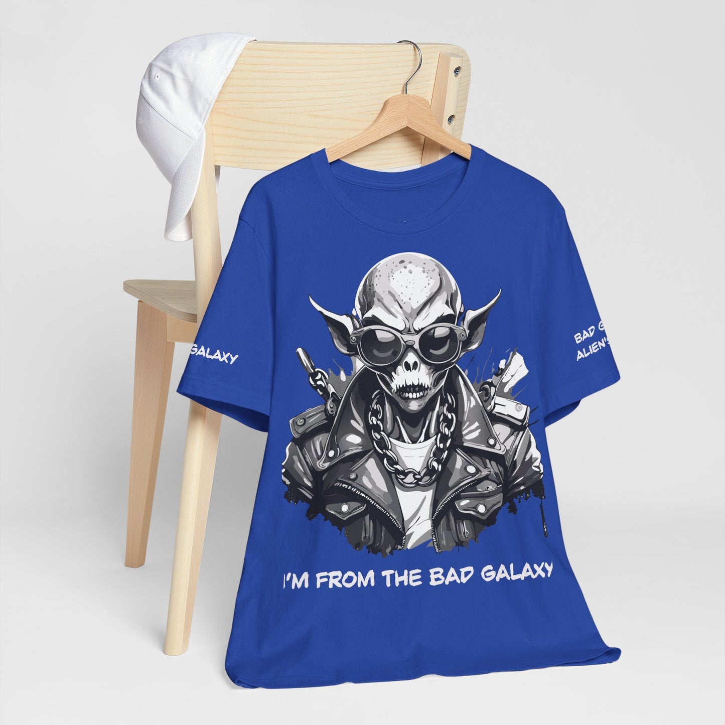 Alien Tee Shirt From Bad Galaxy Made To Order Free Shipping 100 Percent Cotton Eco Friendly In USA
