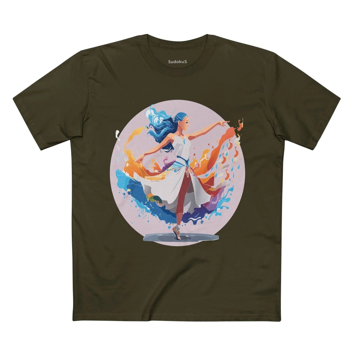 Dancer Graphic Unisex 100 Cotton Staple Tee 11
