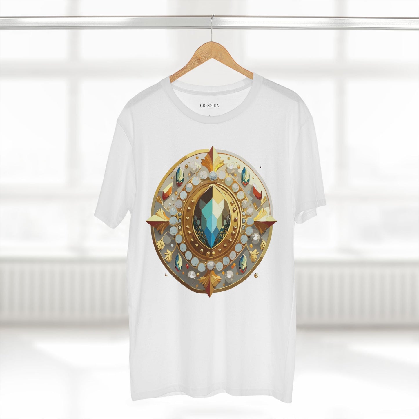 Medallion Graphic T-Shirt Unisex 100 Cotton With Gold Art Design Medal Tee 20