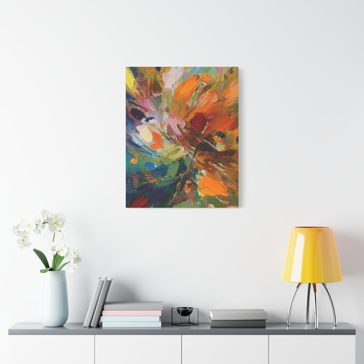 Abstract Oil Painting Print Canvas 20x24,20x30,24x30 24x32,24x36,30x40 32x48,36x48,40x60 Pine-Wood Inner Frame ABS-93