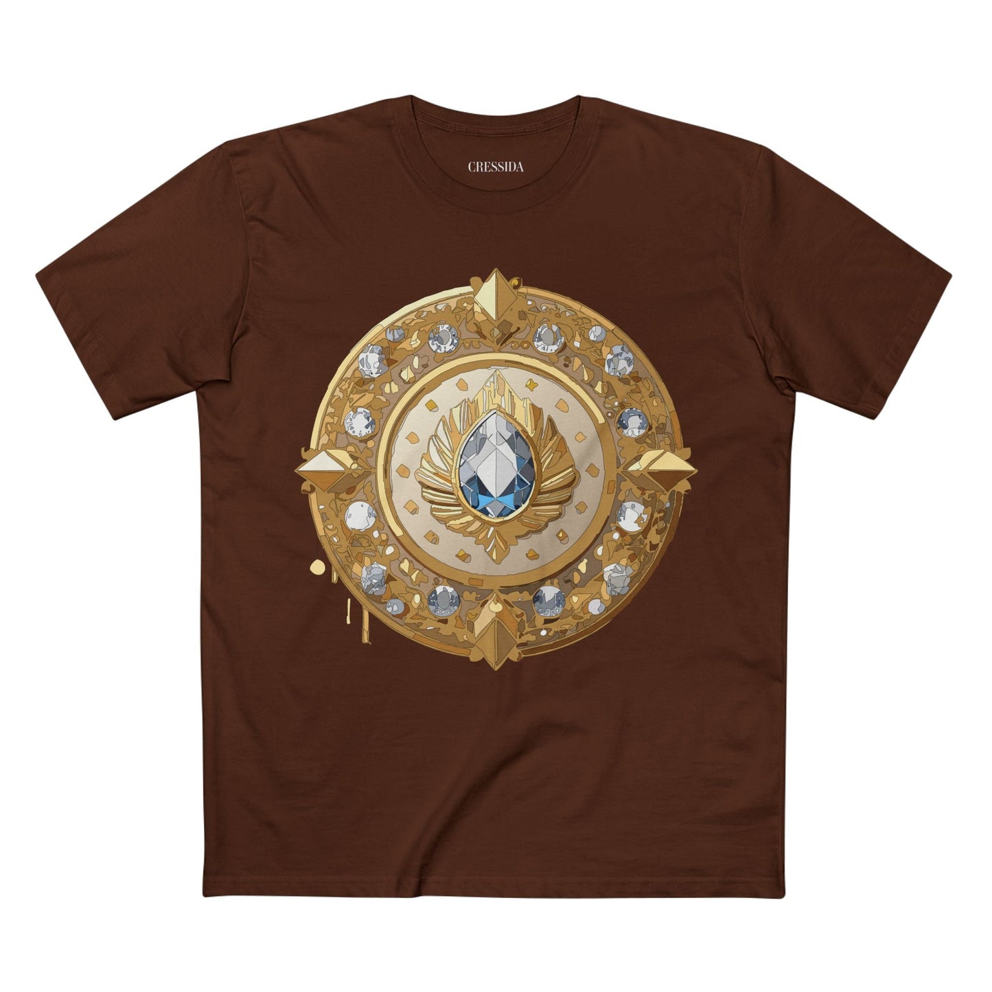 Medallion Graphic T-Shirt Unisex 100 Cotton With Gold Art Design Medal Tee 26