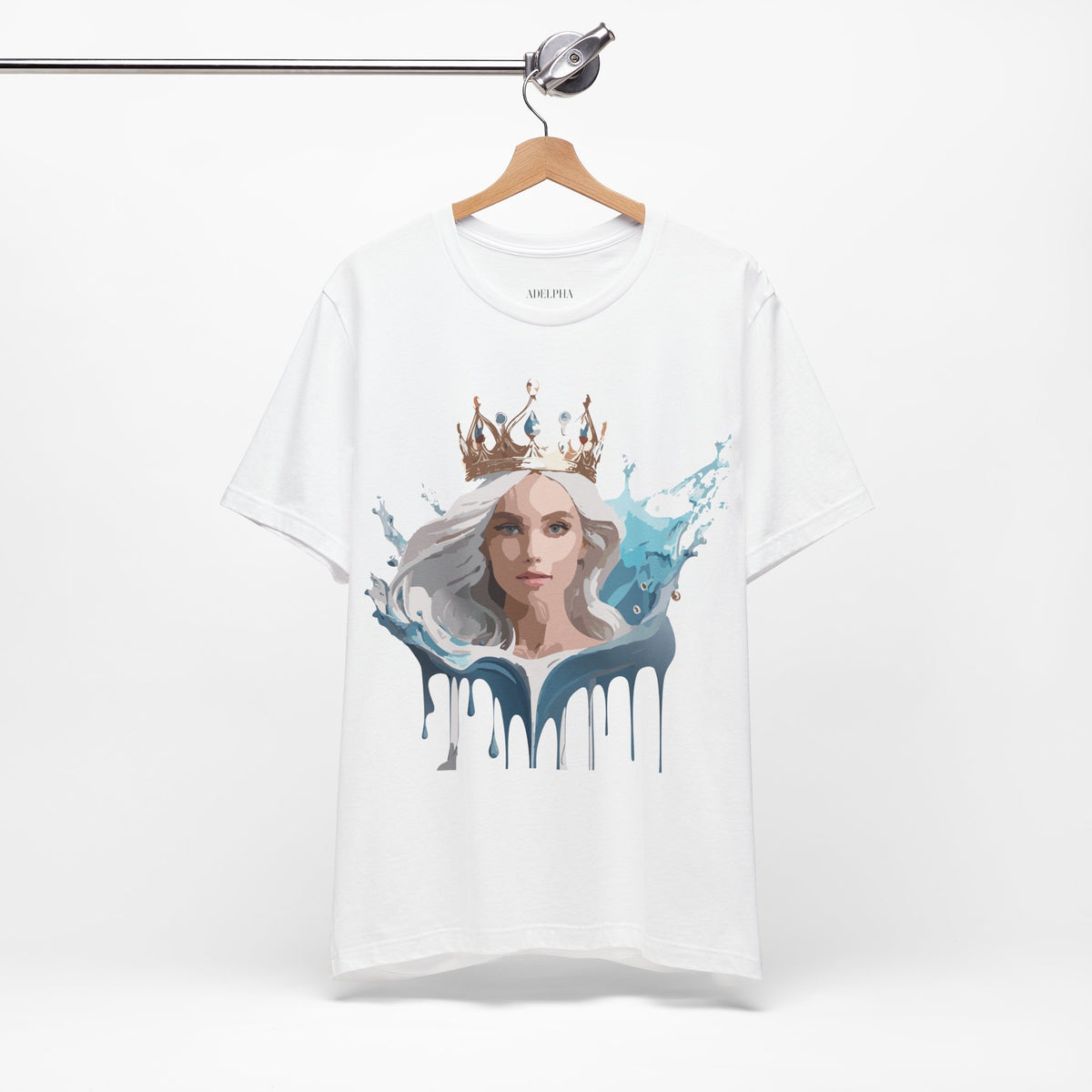 Queen Graphic Unisex Cotton Bella+Canvas Tee with Art Design m180