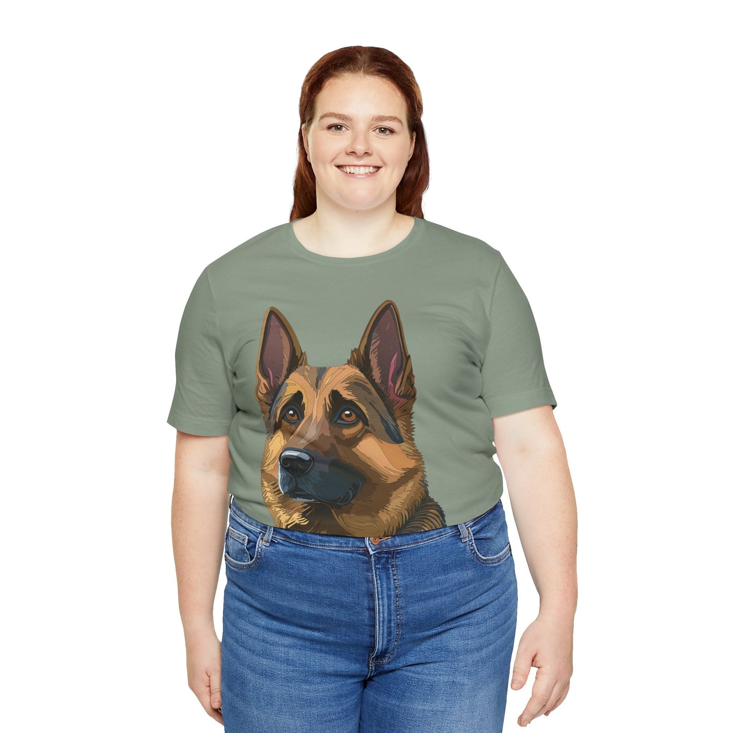 Unisex Animal Shirt With Art Design Tee Wild Animals Print Short Sleeve Comfort Tee