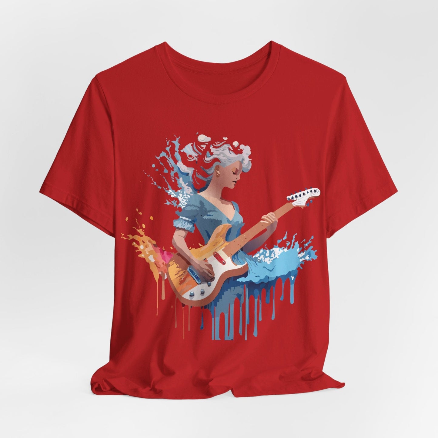 Music Graphic Unisex 100 Cotton Vintage Art with Musical Elements Tee 47