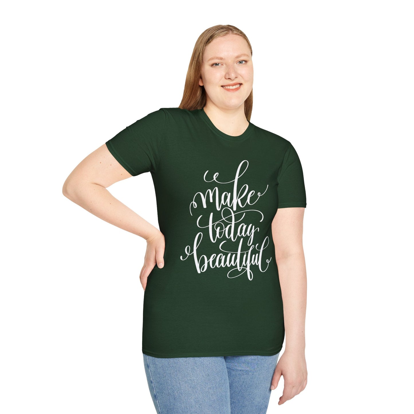 Positive Slogan T Shirt Unisex Softstyle Gildan 64000 With Positive Words And Good Quotes Art Tee