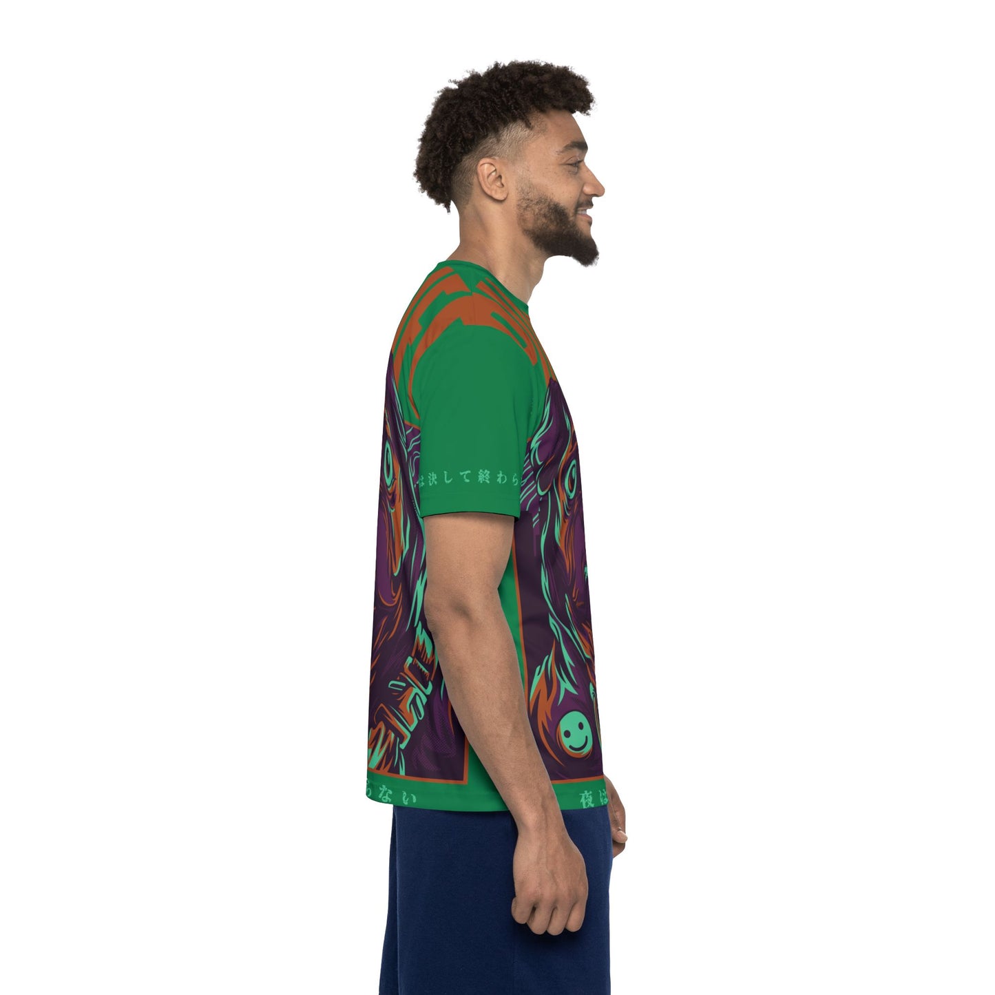 38-Be Fun Graphic T-Shirt, Art Design Poly Shirt, All Over Print Graphic Tee, Monsters T-Shirt, Cartoon Tees