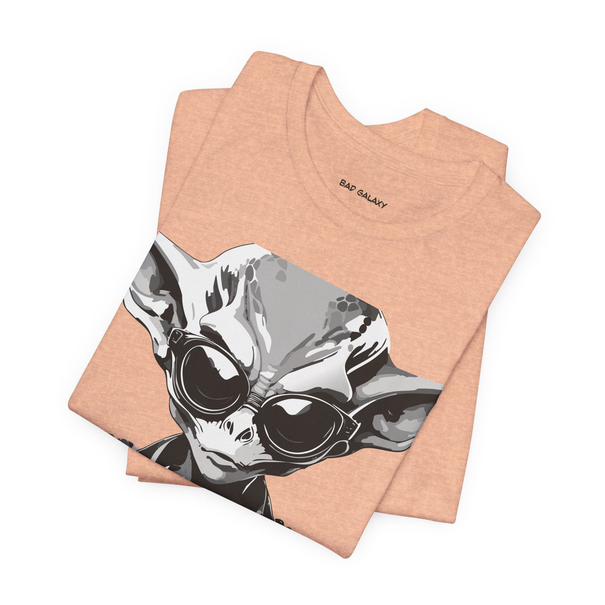 Alien Graphic Unisex Cotton Bella+Canvas Tee with Art Design b65